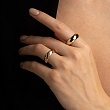Кольцо из красного золота с бриллиантьами 911669Б