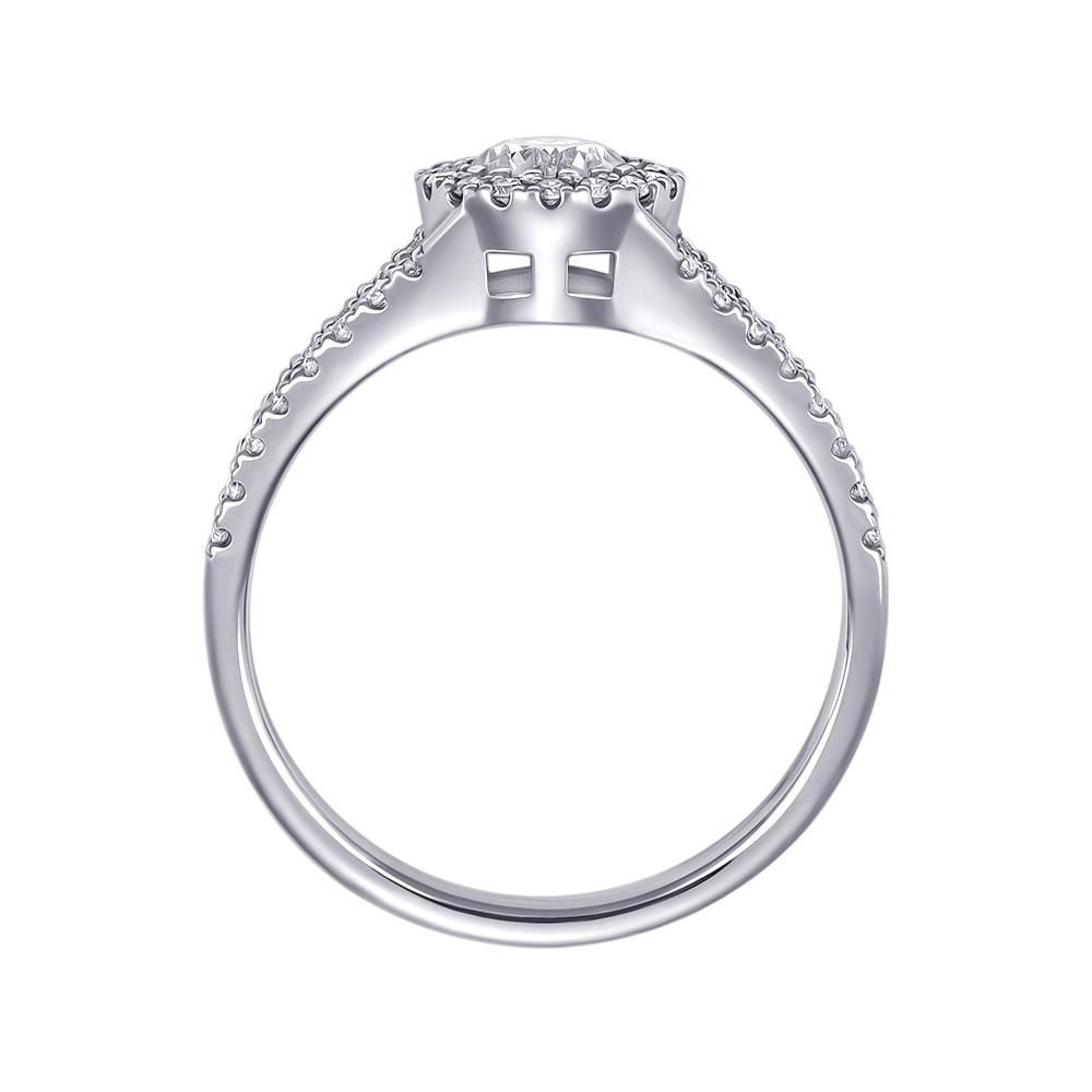 Кольцо из белого золота с бриллиантами 921416Б