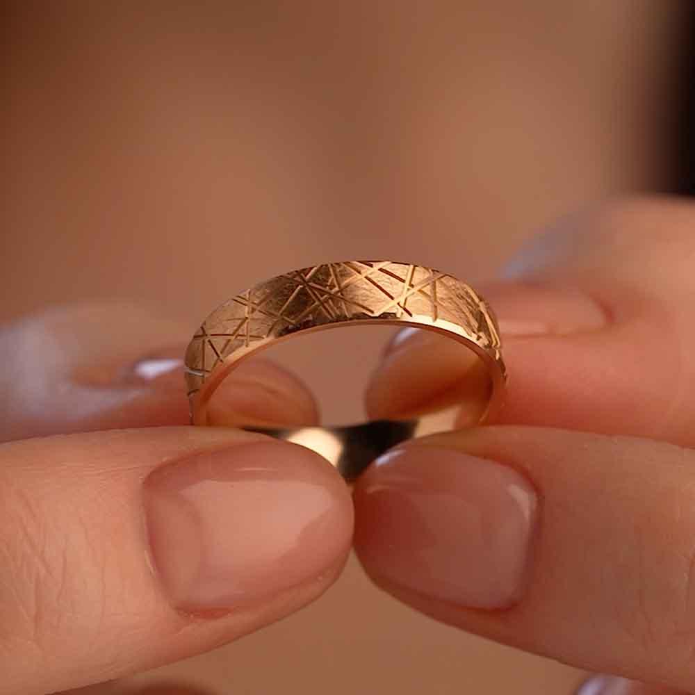 Обручальное кольцо из золота 500-000-176