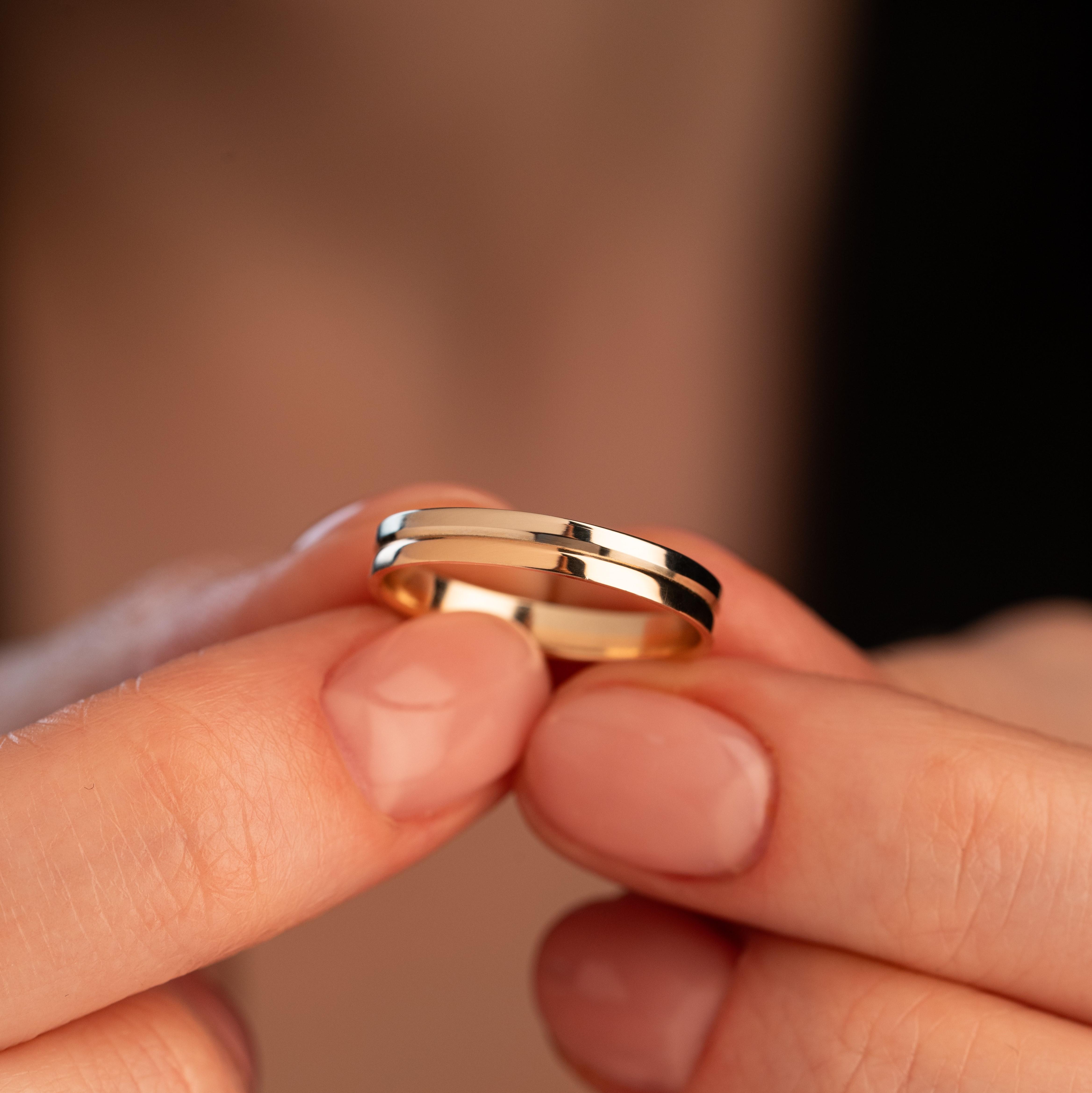 Обручальное кольцо из золота (синтеринг) 430-000-333