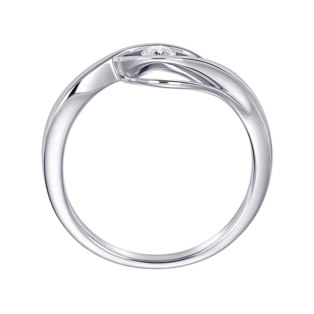 Кольцо из белого золота с бриллиантом 9211123Б