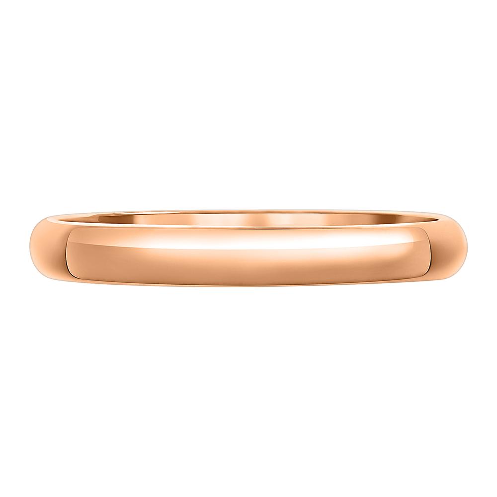 Обручальное кольцо из красного золота 100-000-525