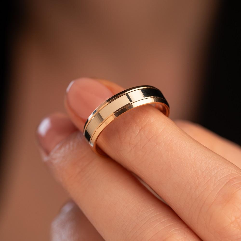 Обручальное кольцо из золота (синтеринг) 450-000-415