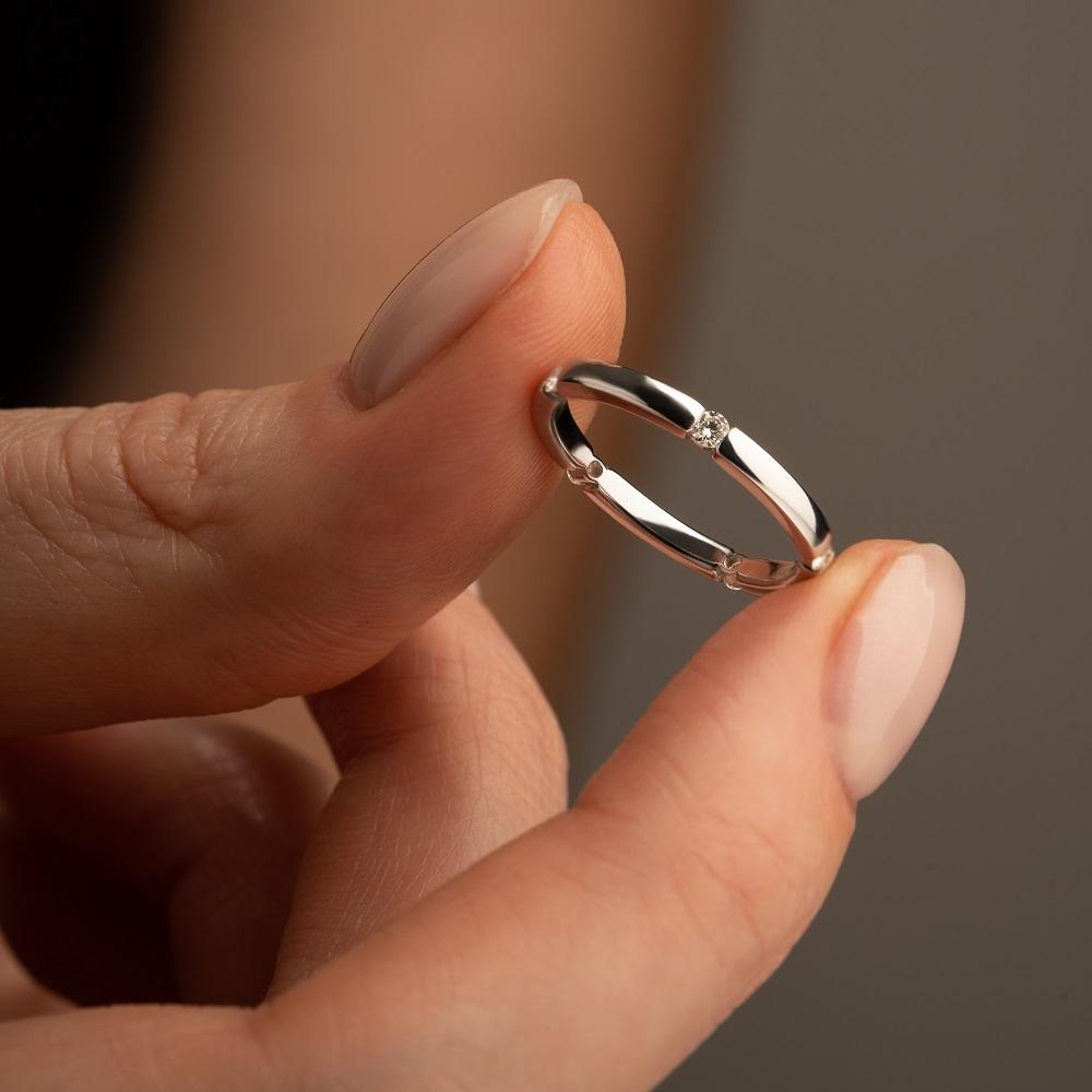 Кольцо из золота с бриллиантами 921557Б