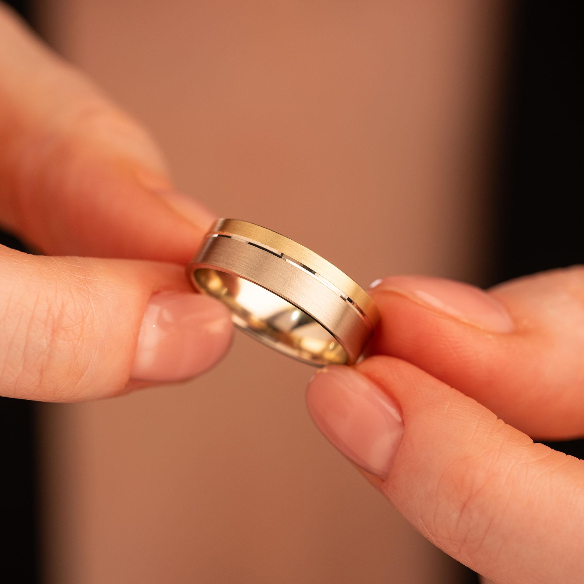 Обручальное кольцо из золота (синтеринг) 440-000-341