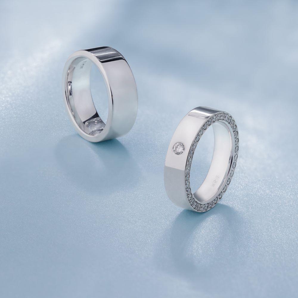 Обручальное кольцо с бриллиантами 212-910-350