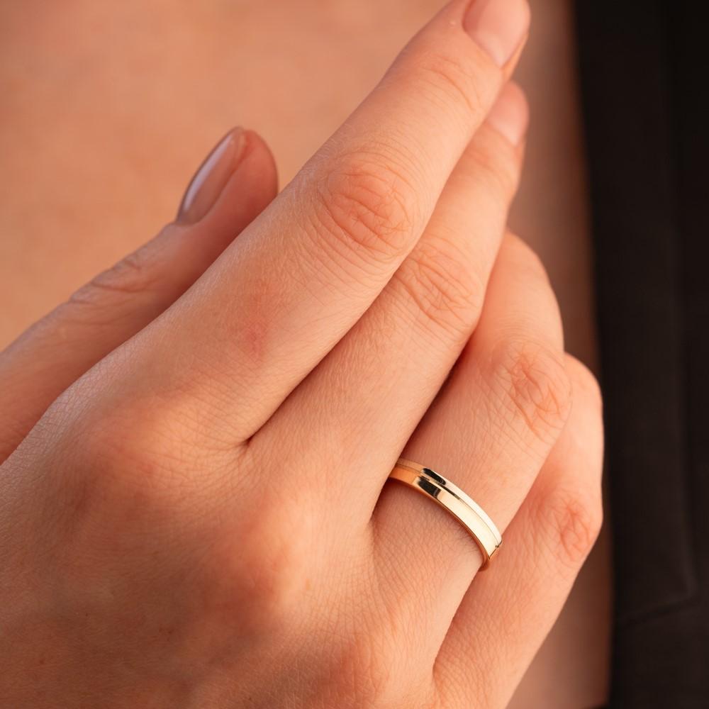 Обручальное кольцо из золота (синтеринг) 430-000-332