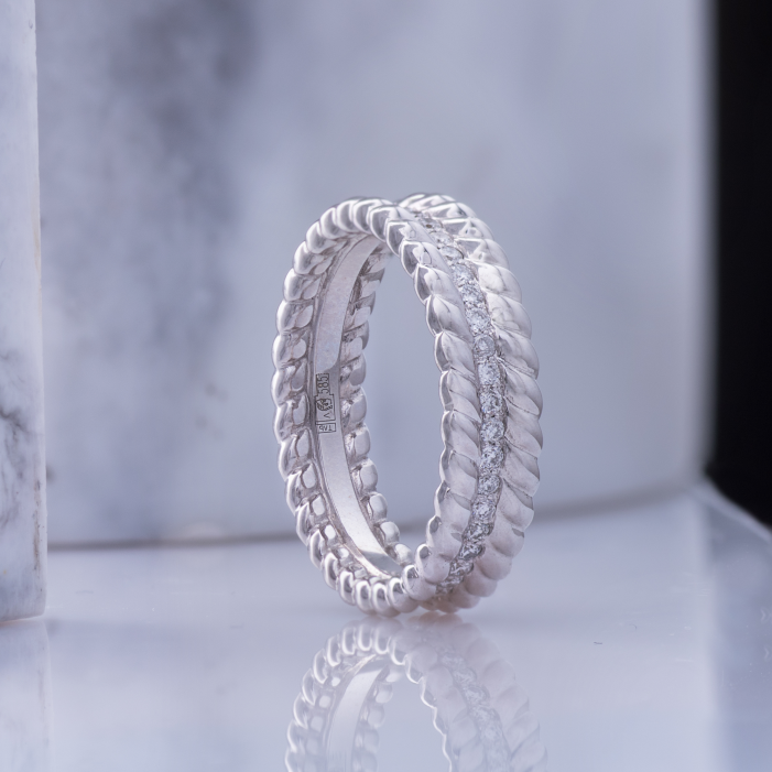 Кольцо из золота с бриллиантами 921411Б