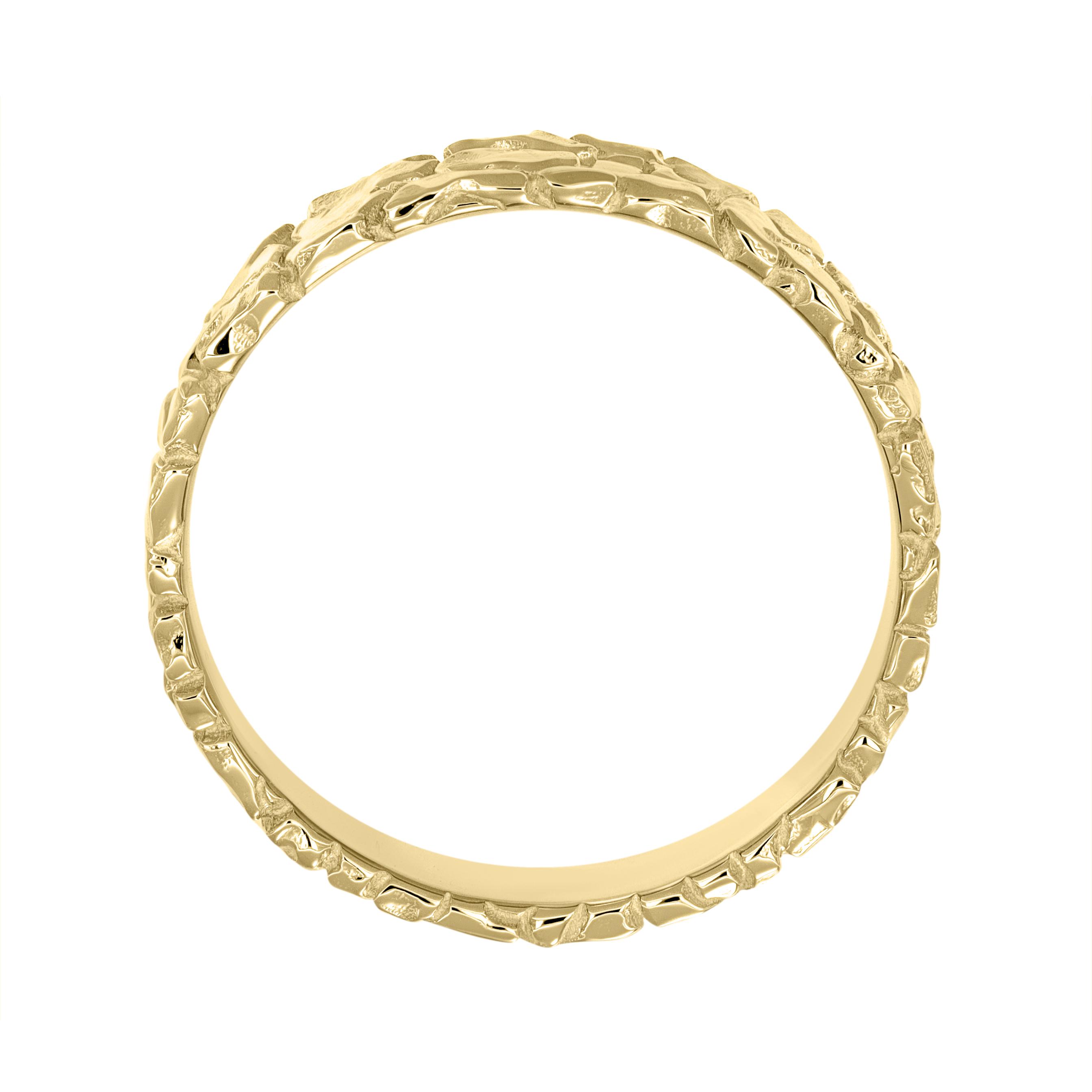 Обручальное кольцо из желтого золота 931982