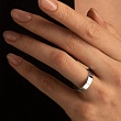 Обручальное кольцо из белого золота 210-000-327