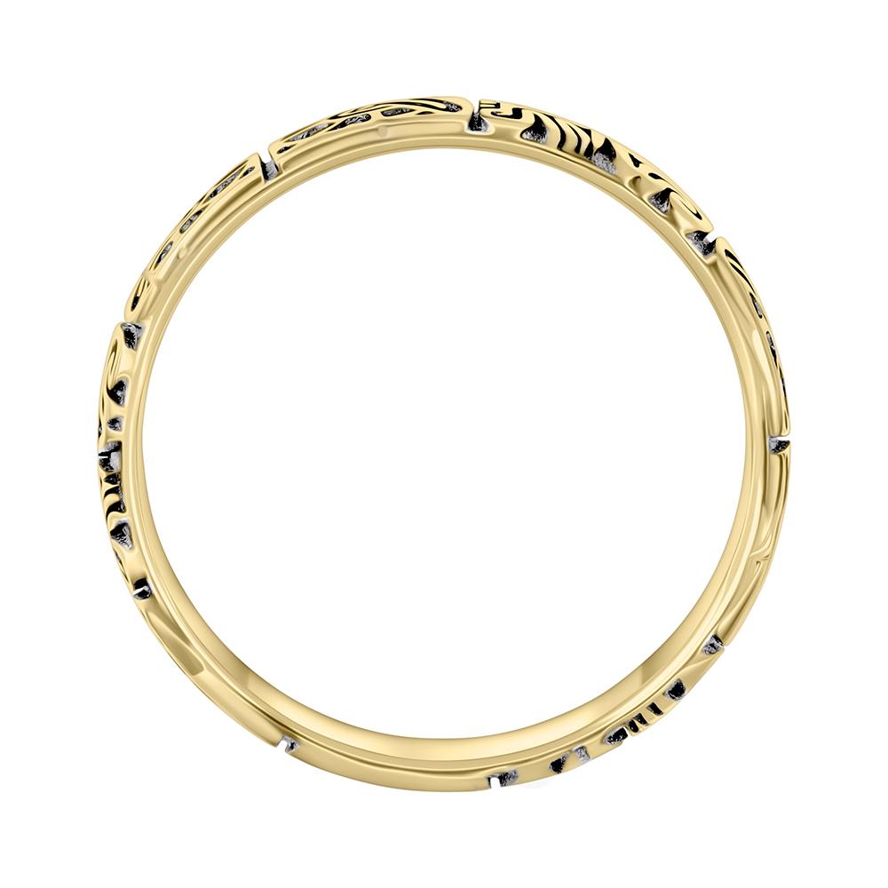 Обручальное кольцо из желтого золота 931959Б