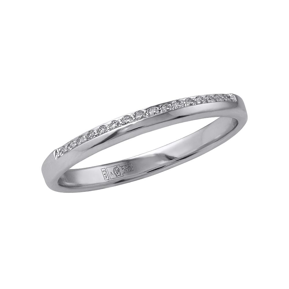 Кольцо из белого золота 585 пробы 921732Б