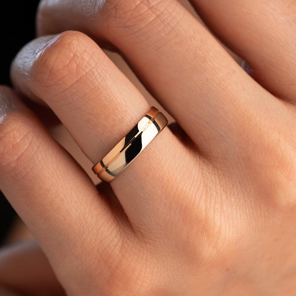 Обручальное кольцо из золота (синтеринг) 430-000-307