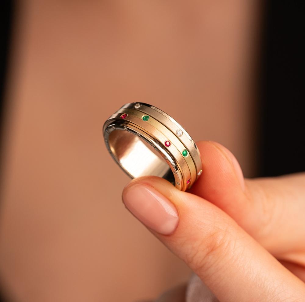 Обручальное кольцо антистресс 392-500-999