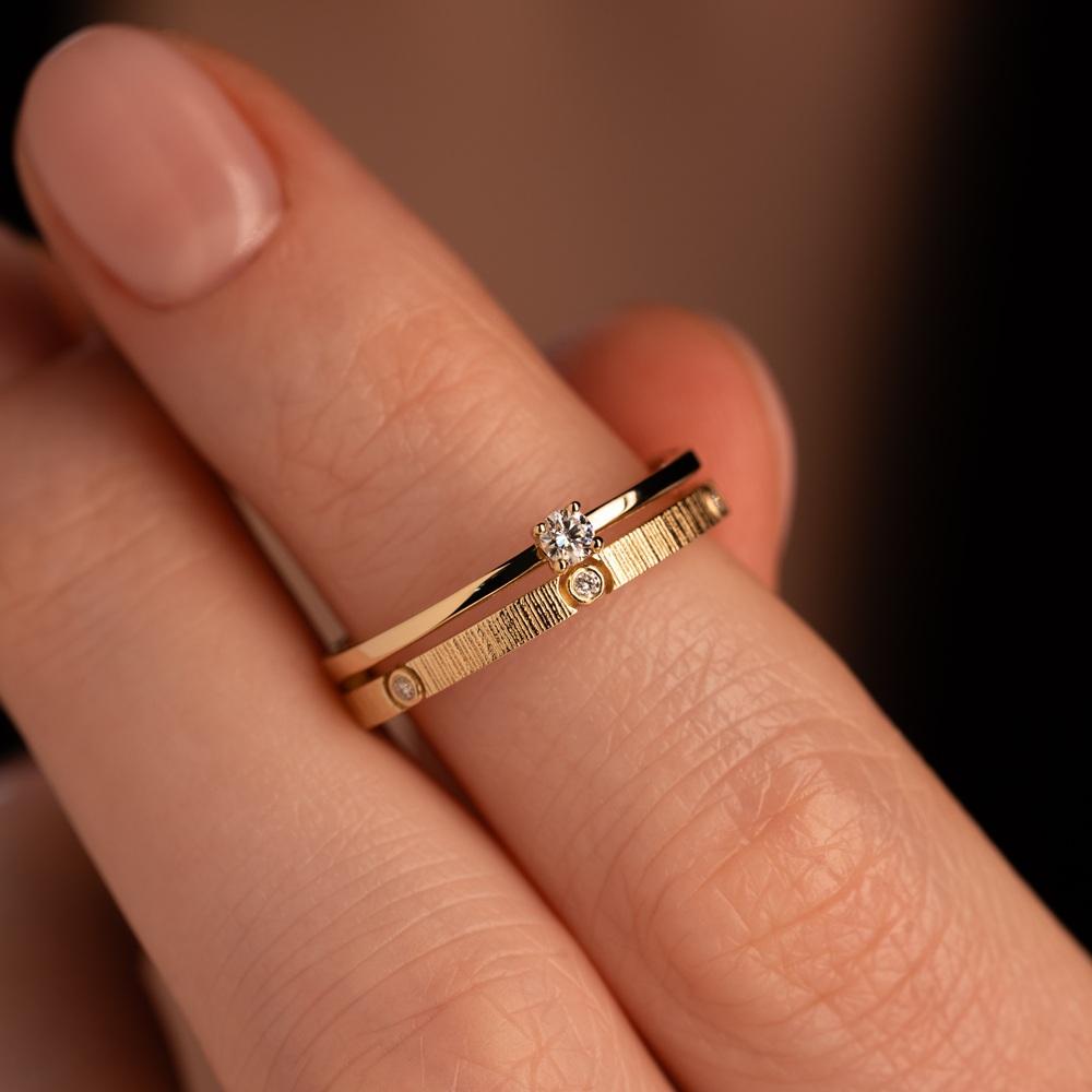 Обручальное кольцо с бриллиантами 9311008Б