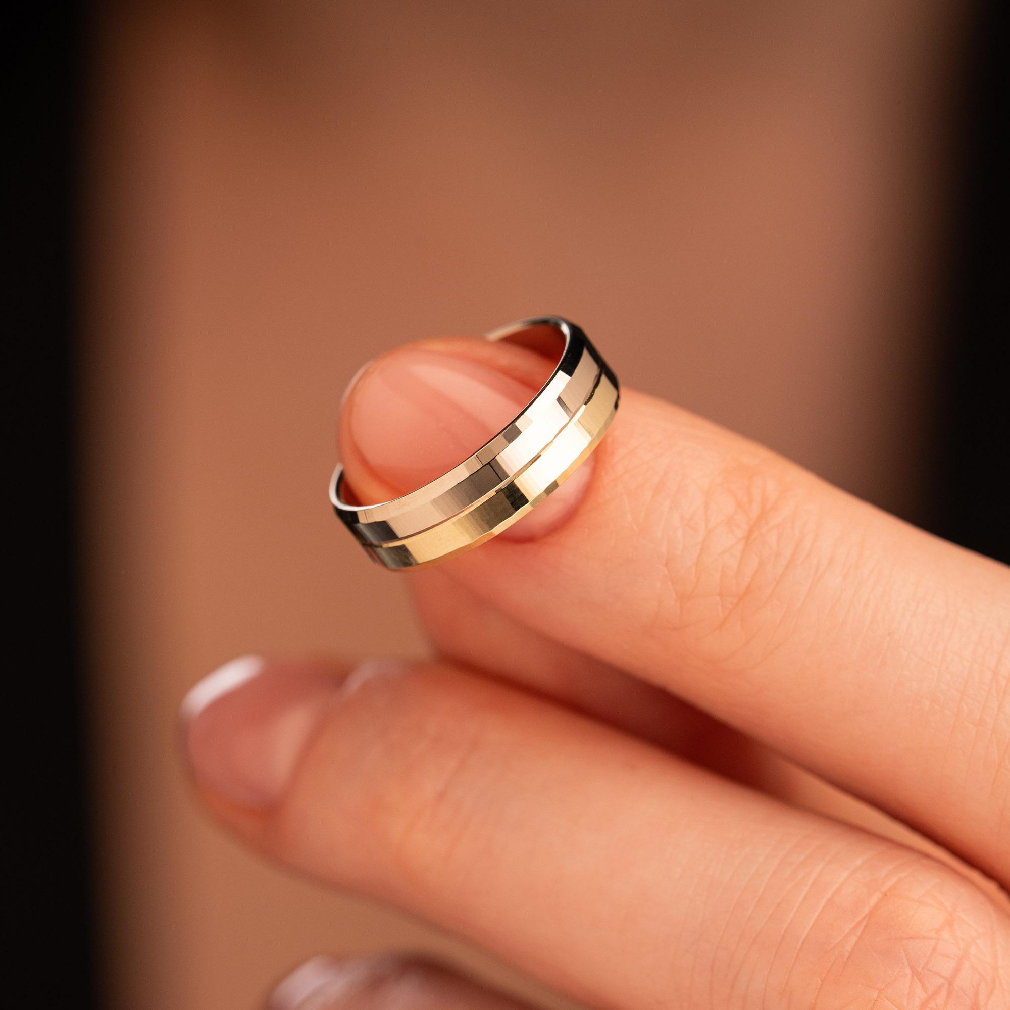 Обручальное кольцо из золота (синтеринг) 440-000-914