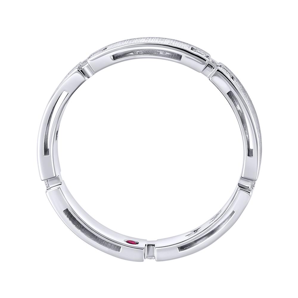 Кольцо из белого золота с бриллиантами 9211064Б