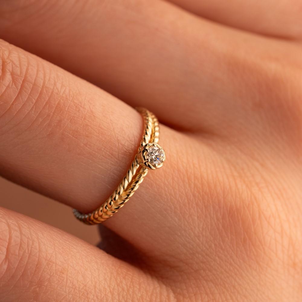 Помолвочное кольцо 931877Б