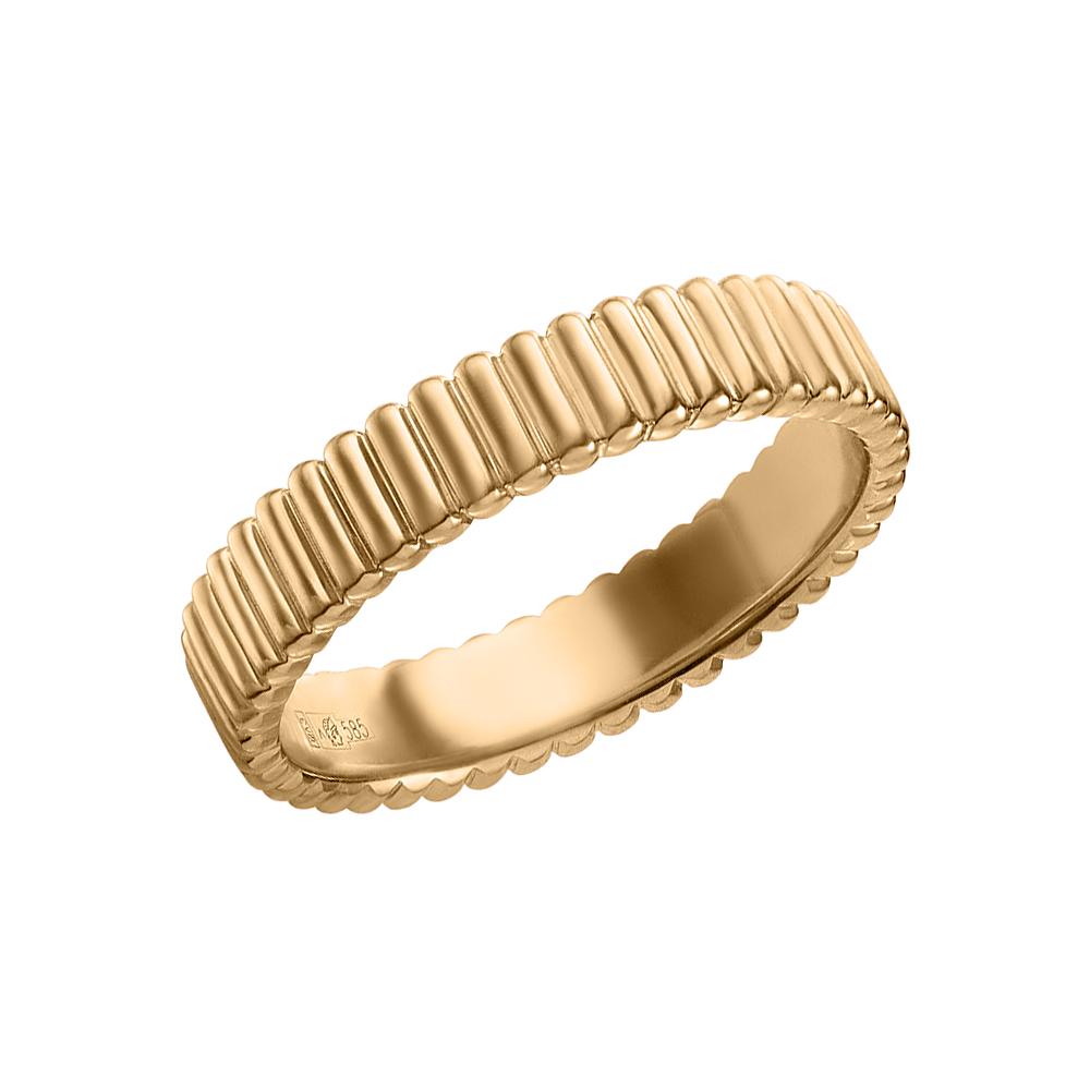 Обручальное кольцо из желтого золота 585 пробы 931479-3