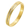 Обручальное кольцо с бриллиантом 222-150-306