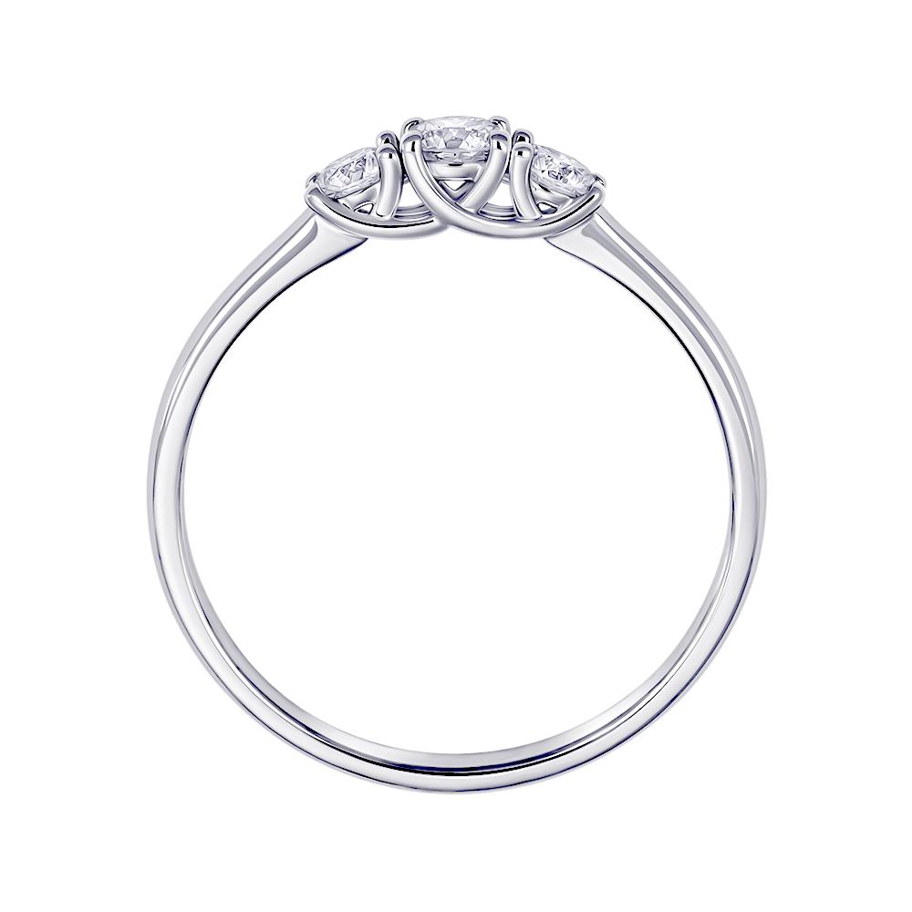 Кольцо из белого золота с бриллиантами 9211119Б