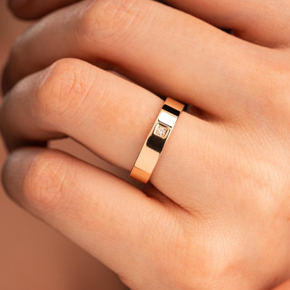 Кольцо с бриллиантом 202-010-327