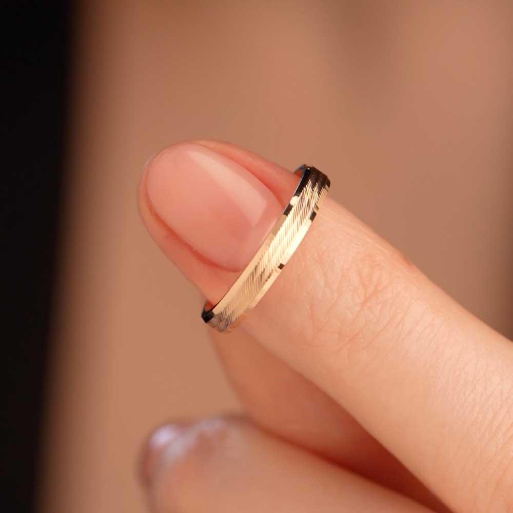 Обручальное кольцо из красного золота 500-000-1021