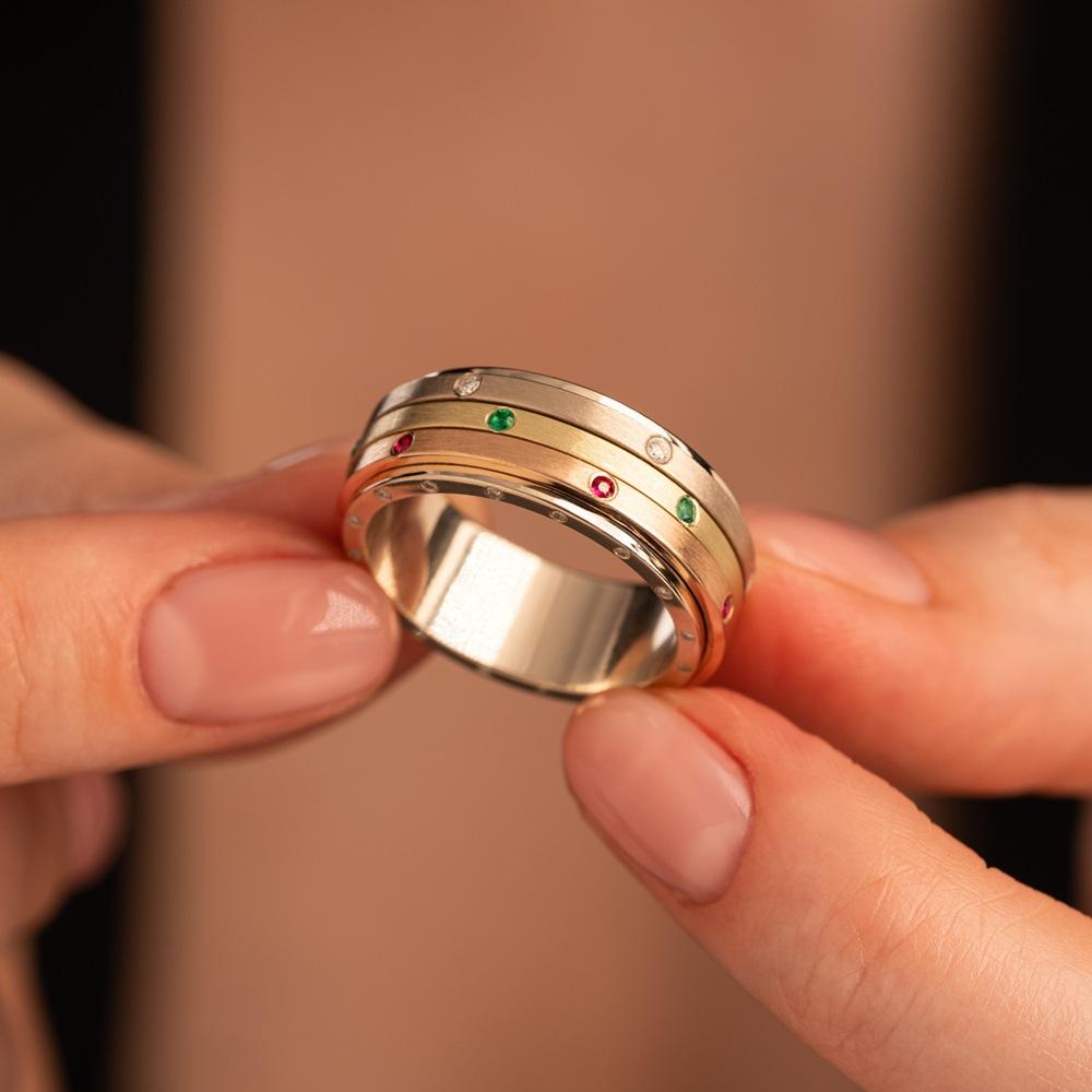 Обручальное кольцо антистресс 392-500-999