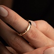 Кольцо из красного золота 585 пробы с бриллиантами 911555Б