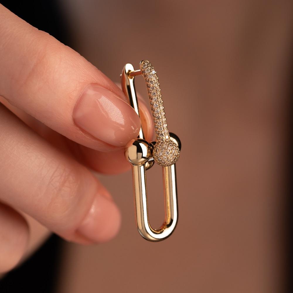 Серьги с бриллиантами 932746-2Б