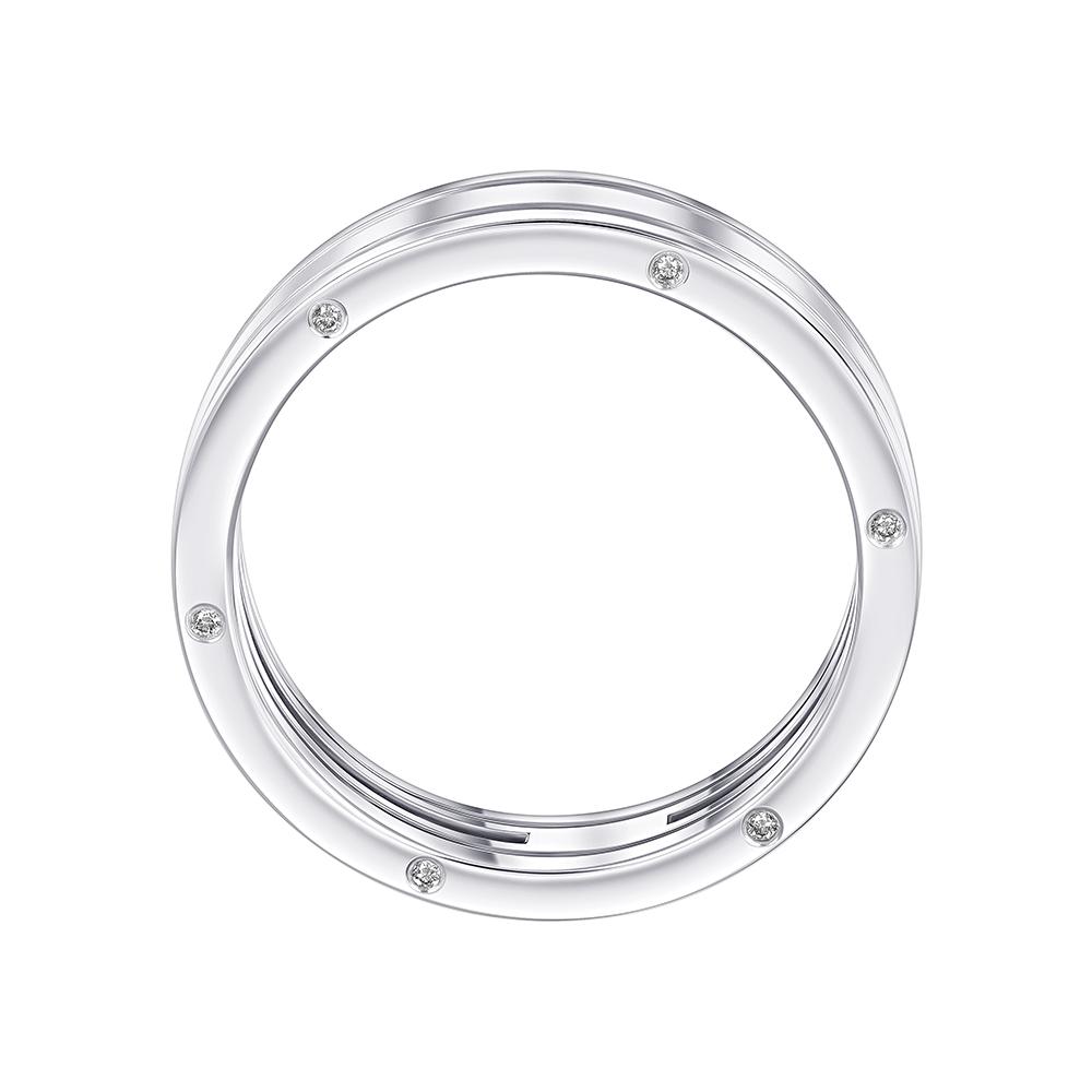 Кольцо из белого золота 585 пробы с бриллиантами 921517-2Б