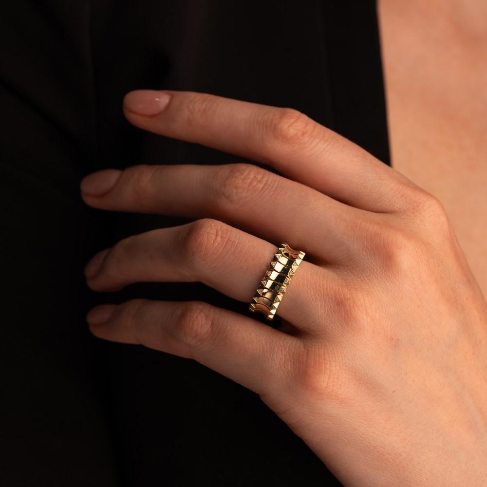 Обручальное кольцо с бриллиантами 931881Б