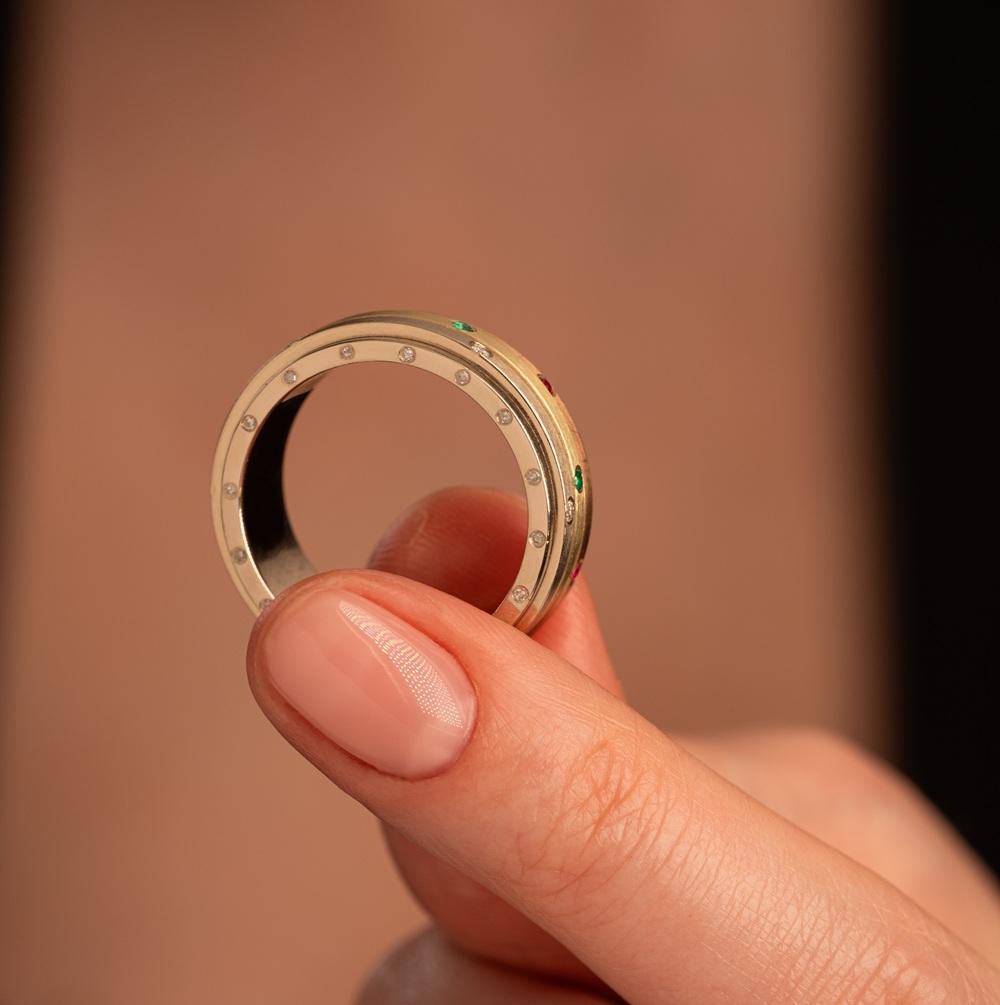 Обручальное кольцо антистресс 392-500-999