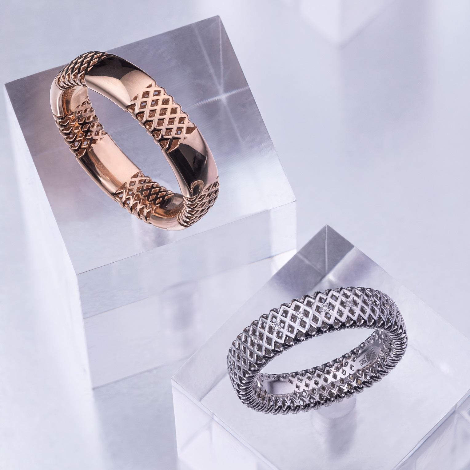 Кольцо из золота с бриллиантами 921657Б