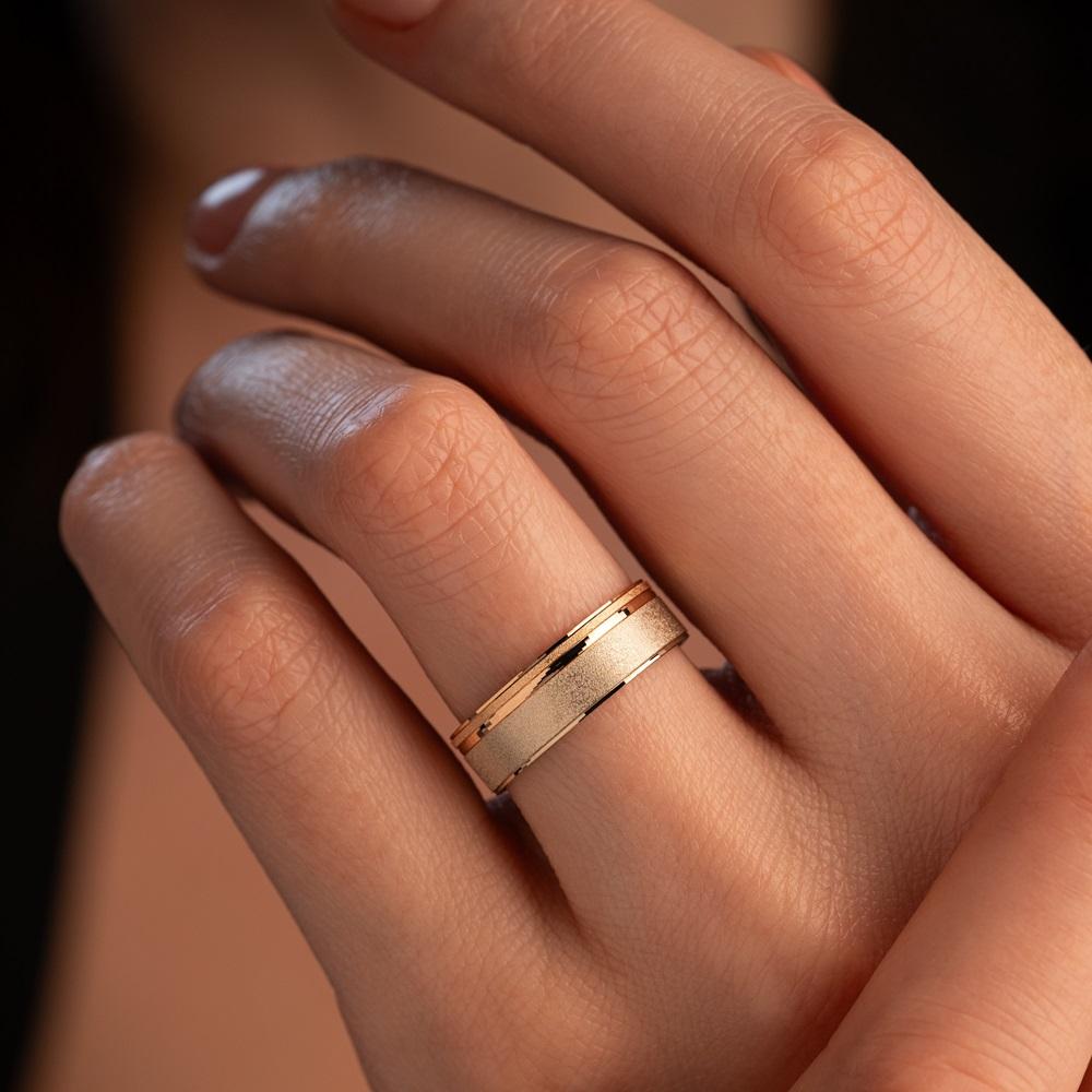 Обручальное кольцо из золота (синтеринг) 430-000-424