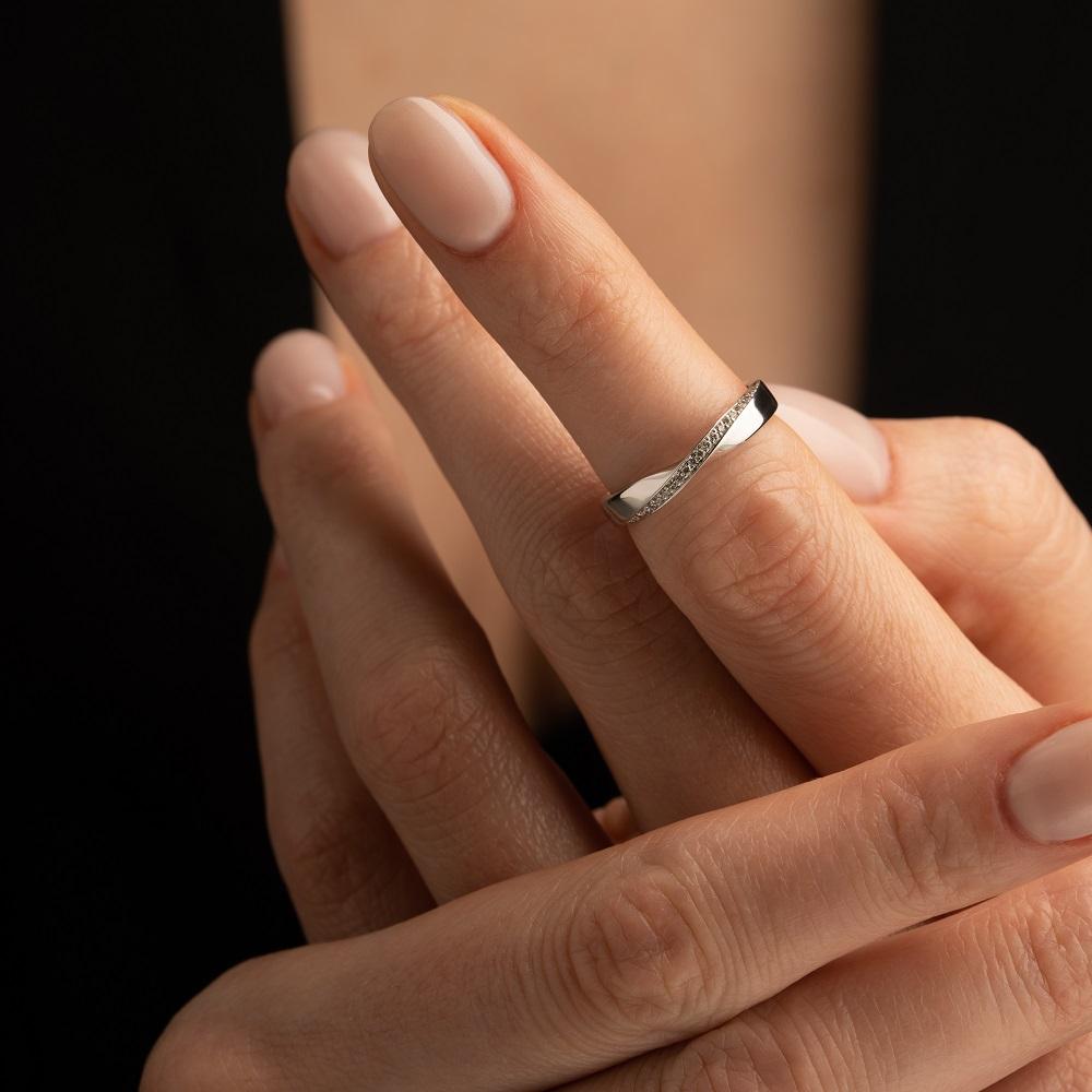 Кольцо из золота с бриллиантами 921471Б