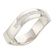 Обручальное кольцо с бриллиантом 712-110-212