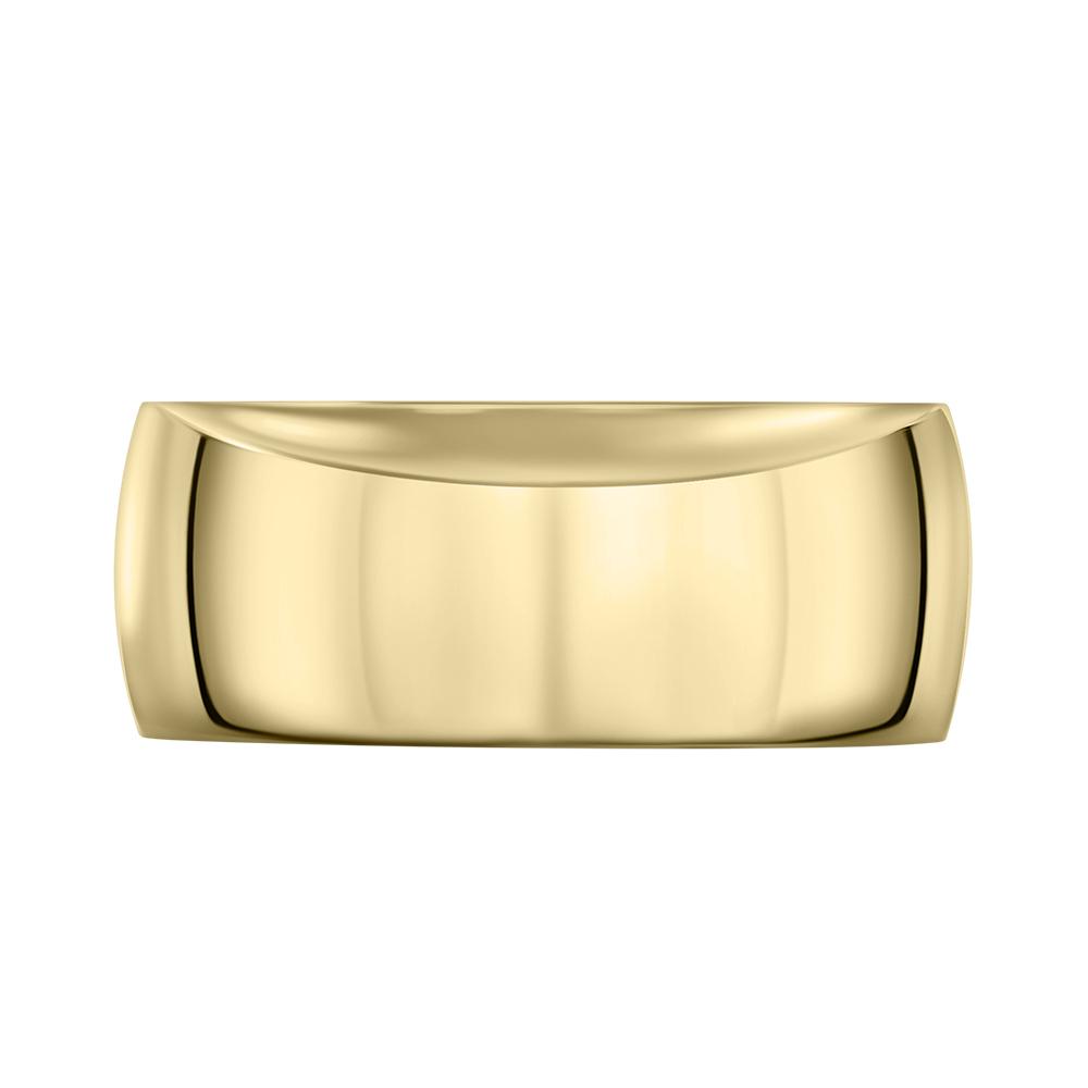 Кольцо облегченное из желтого золота 620-000-480