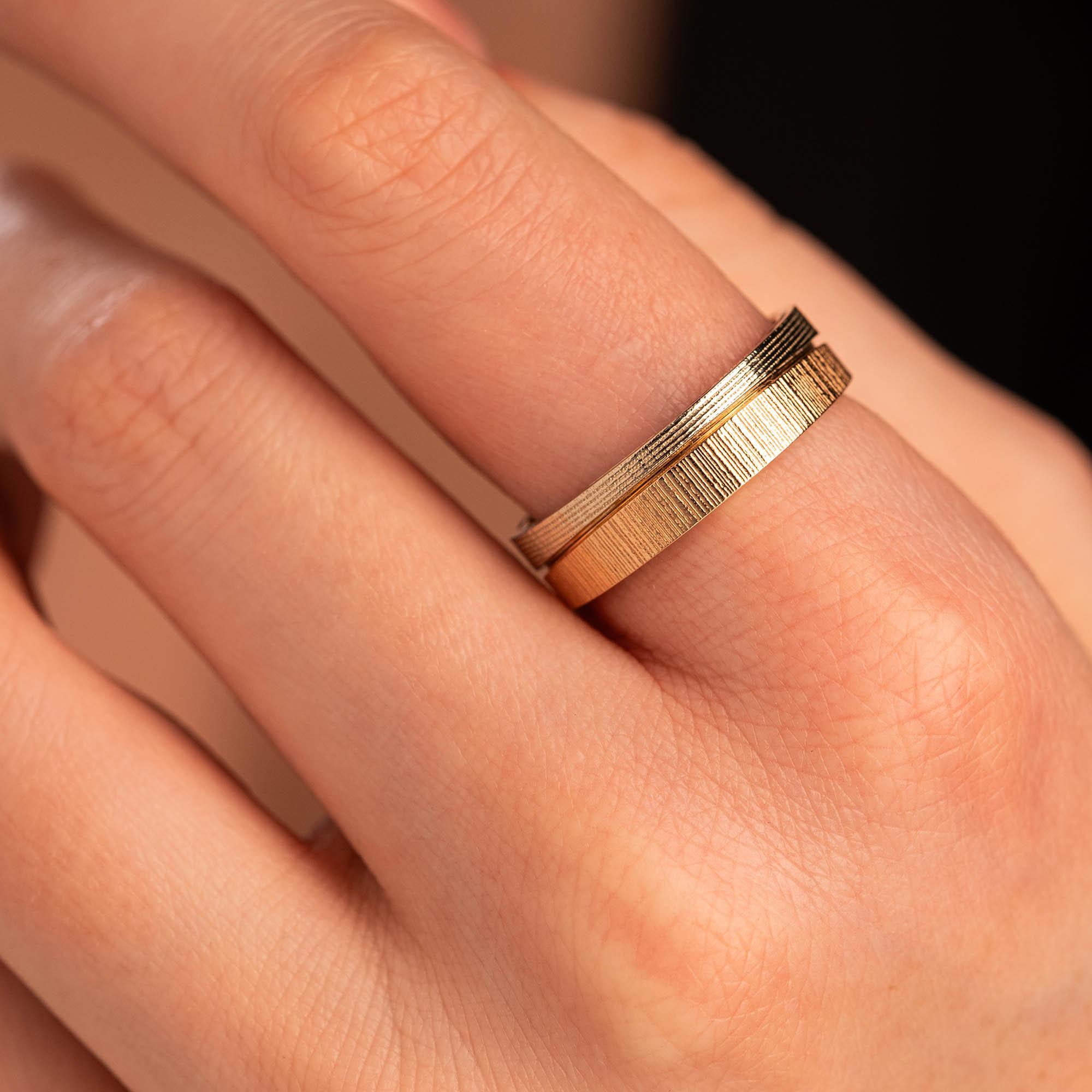 Кольцо комбинированное с рубином 9111015