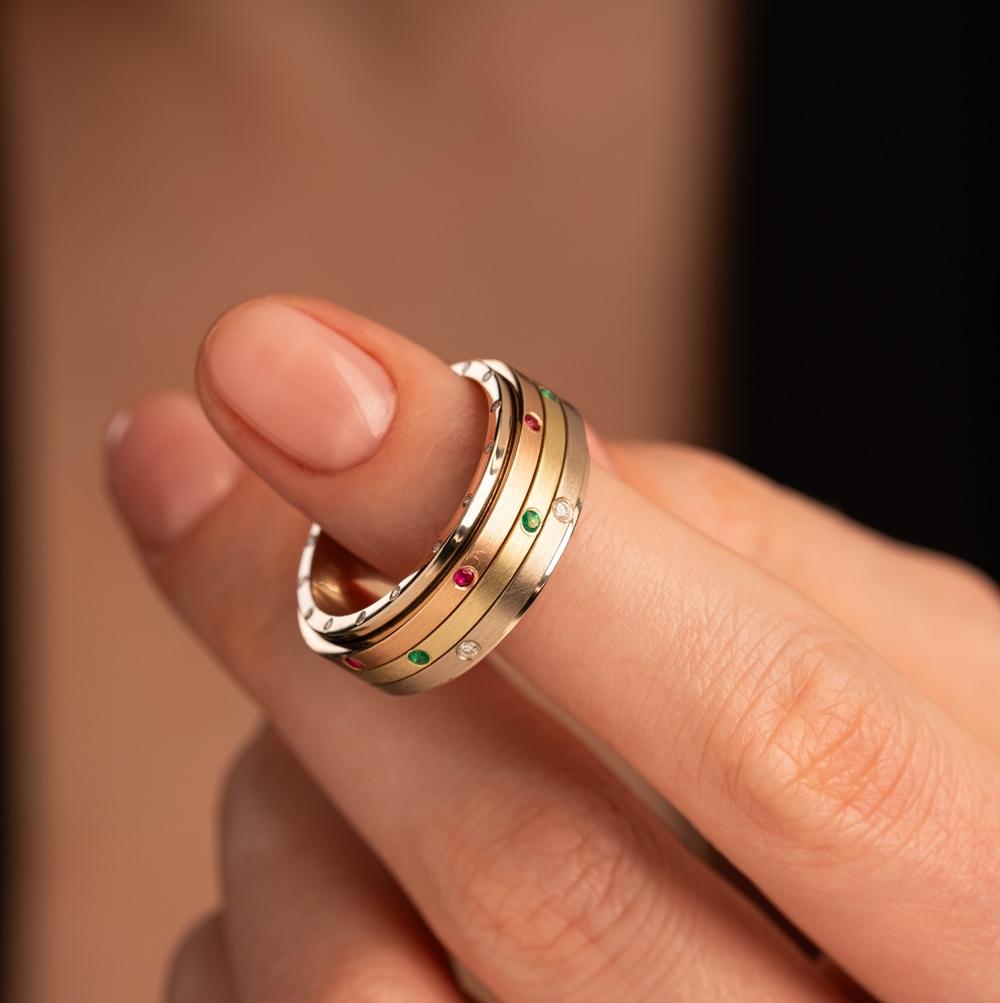 Обручальное кольцо антистресс 392-500-999