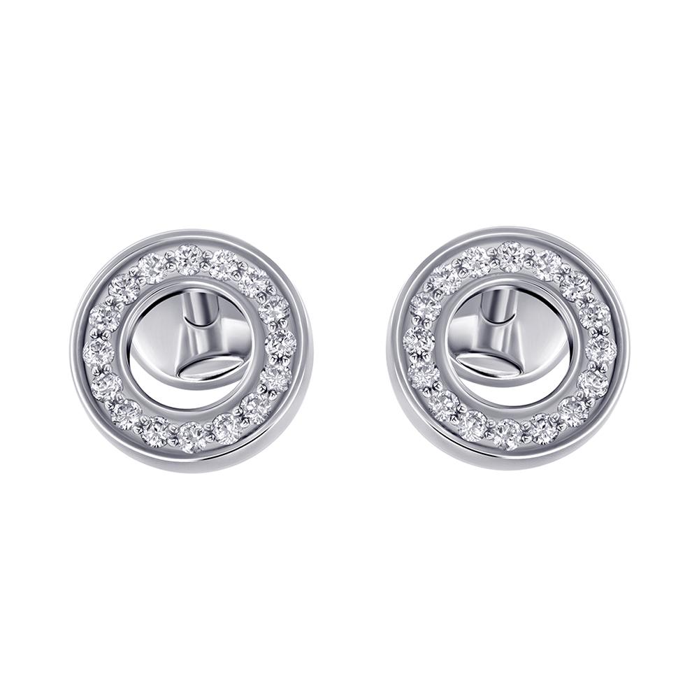 Серьги с бриллиантами 922833-2Б