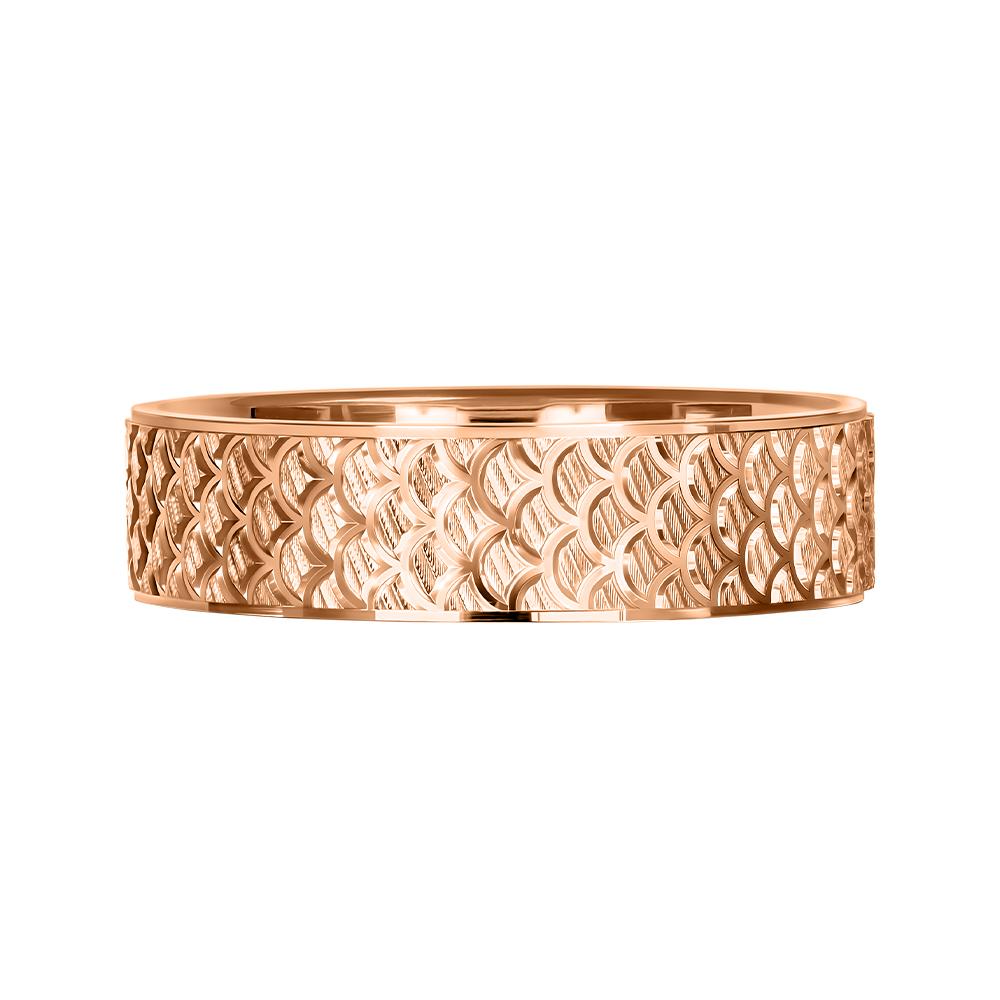 Обручальное кольцо из красного золота 500-000-168