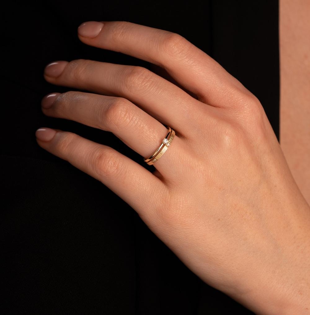 Обручальное кольцо с бриллиантами 9311008Б