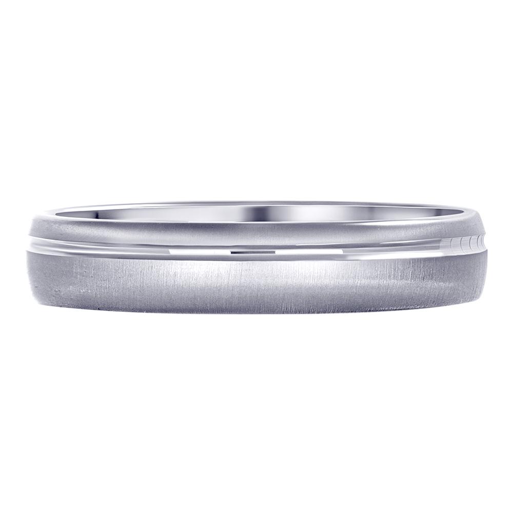 Обручальное кольцо из белого золота 210-000-719