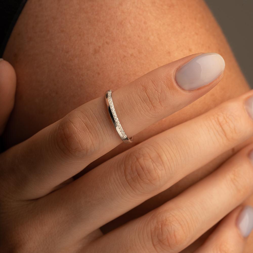 Кольцо из белого золота 585 пробы 921732Б