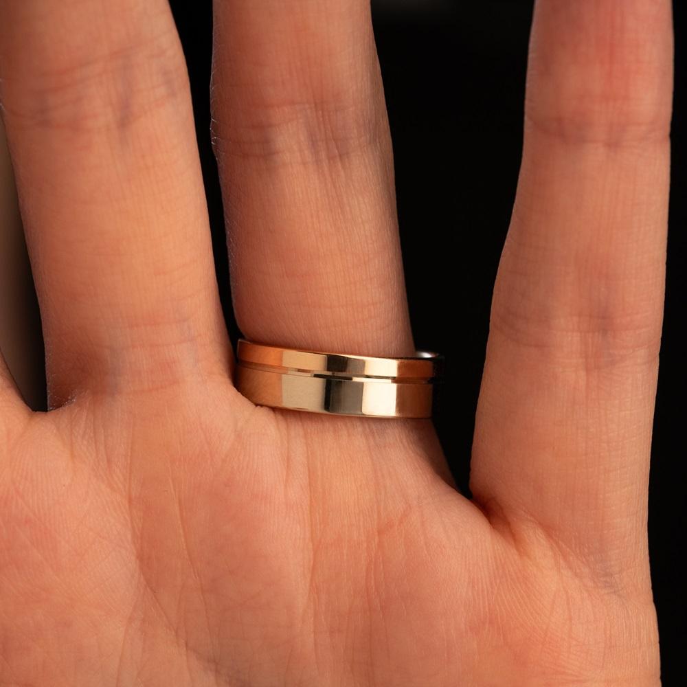 Обручальное кольцо с бриллиантами 432-050-331