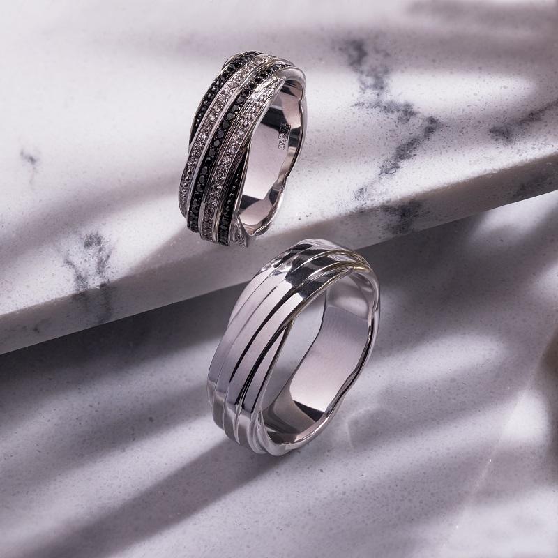 Кольцо из золота с бриллиантами 921592-2ЧБ