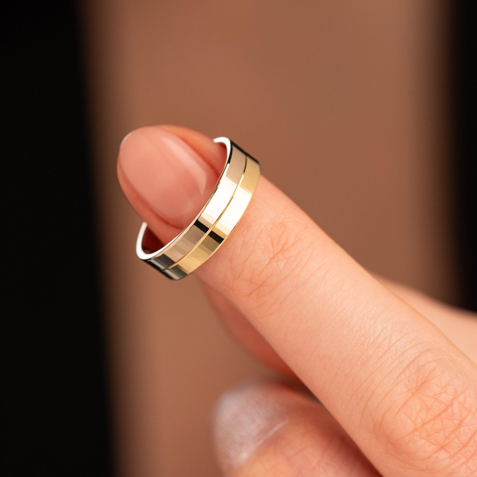 Обручальное кольцо из золота (синтеринг) 440-000-915