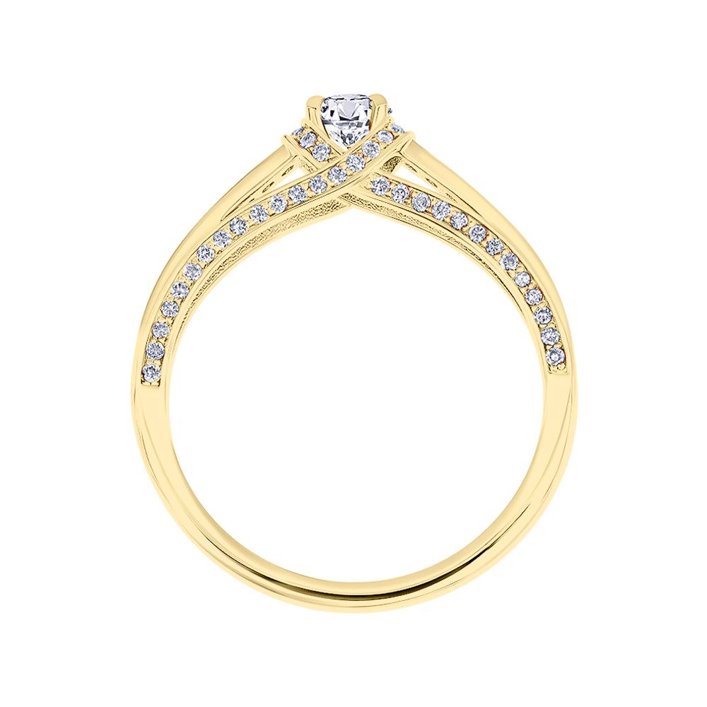 Кольцо из золота с бриллиантами 931427Б