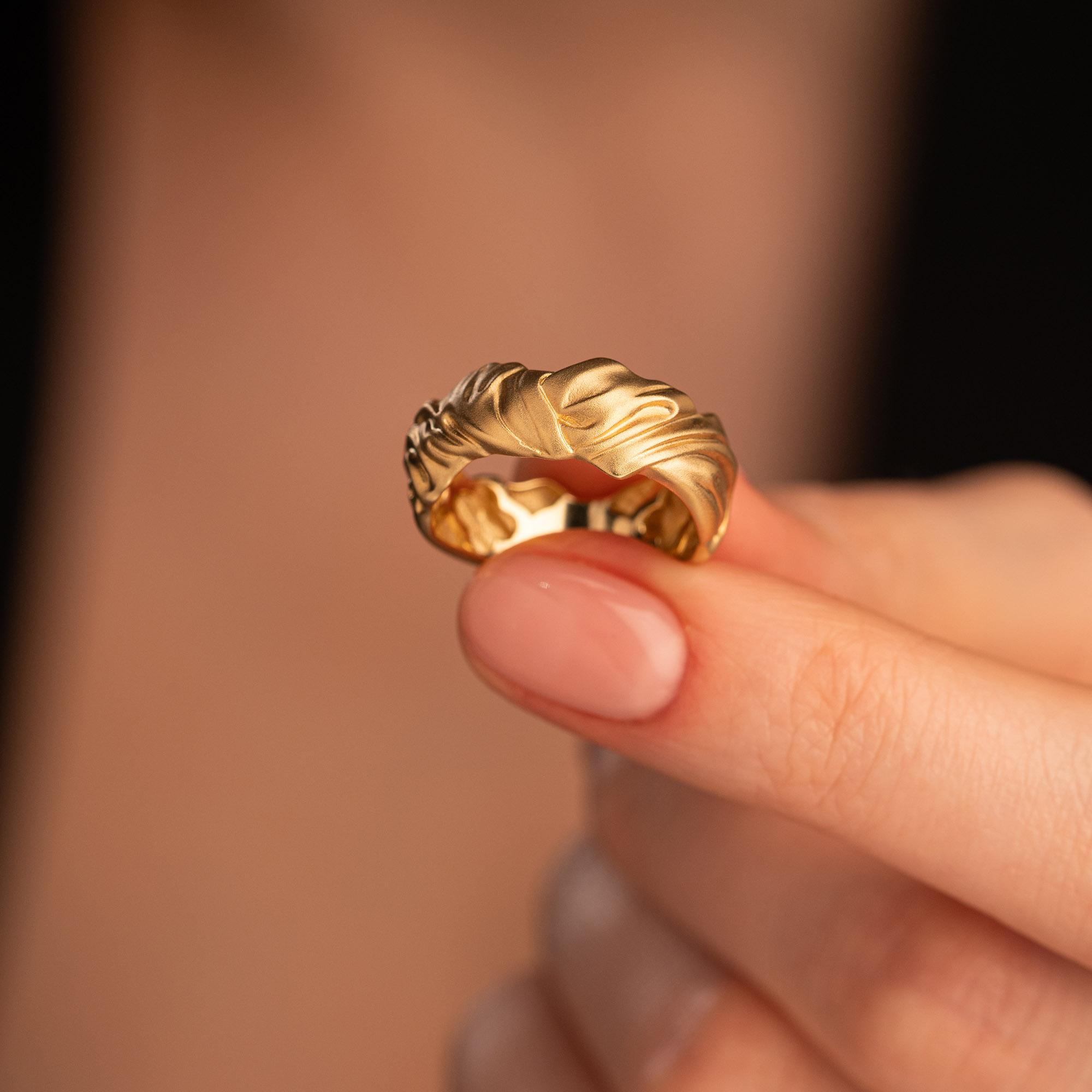 Кольцо из желтого золота 9311017